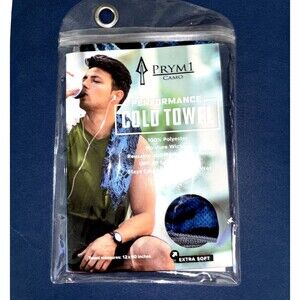Prym 1 Camo Performance Cooling Towel Blue Camo 12" X 40"